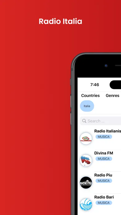 Italian Radio Stations FM Screenshots