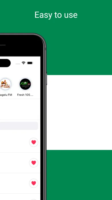 Capturas de tela do Nigeria Radio Stations / News