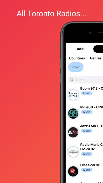 Toronto Radio Stations - News应用截图