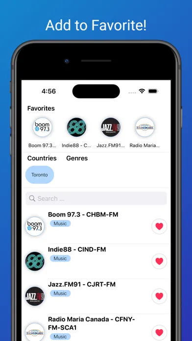 Toronto Radio Stations - News应用截图
