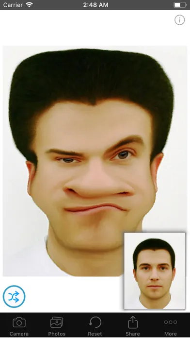 Zrzuty ekranu ImageWarper: make pics funny