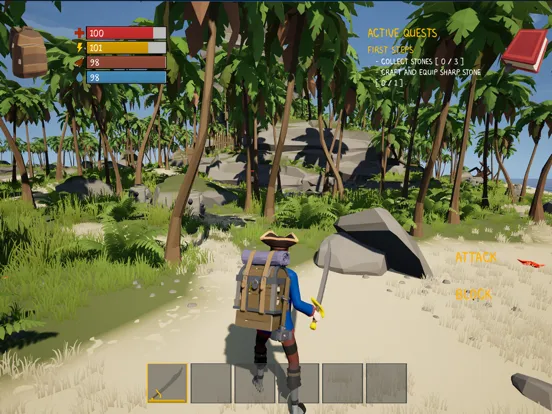 Tangkapan layar Sailor's Odyssey iPad 