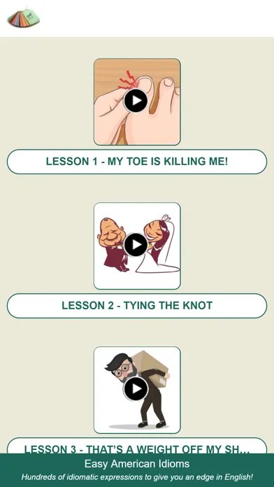 Tangkapan skrin Easy American Idioms