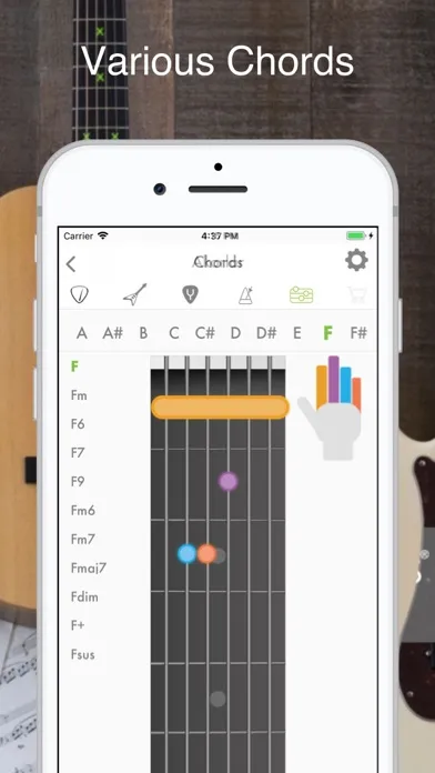 Guitar Tuner: Bass and Ukulele سکرین شاٹس