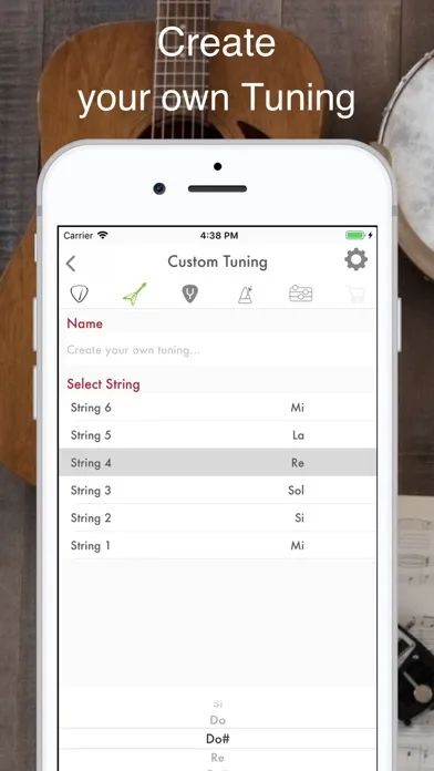 Guitar Tuner: Bass and Ukulele سکرین شاٹس