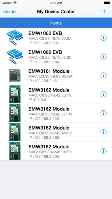 Capturas de pantalla de EasyLink Lite