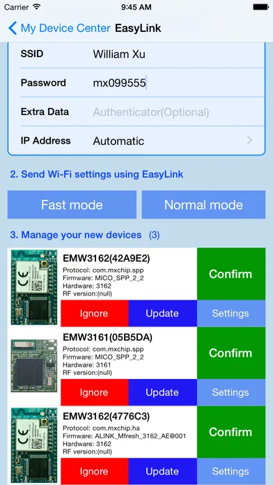 Capturas de pantalla de EasyLink Lite