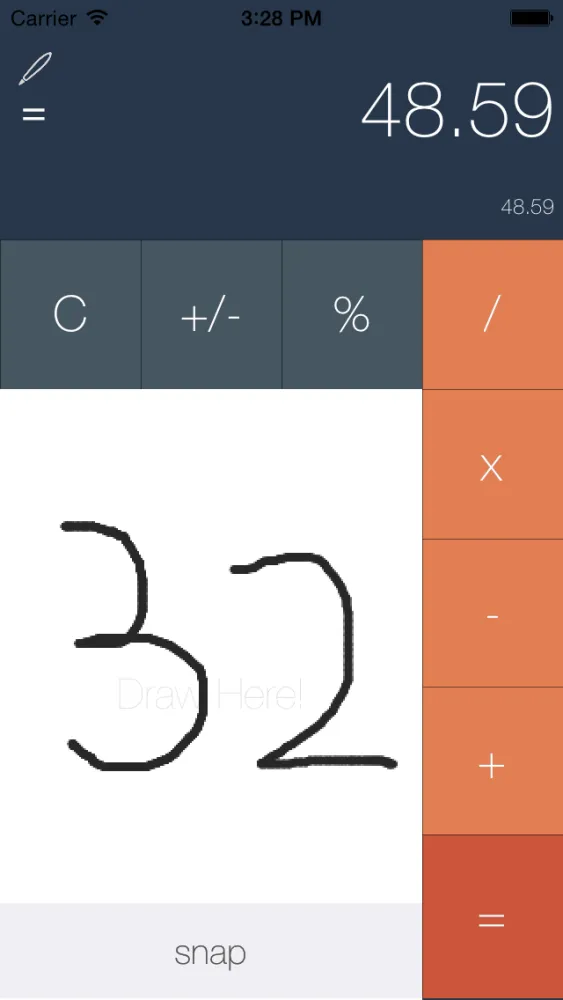 uCalculator - Handwriting and Simple Calculator应用截图