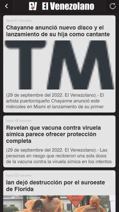 Capturas de tela do El Venezolano