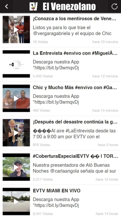 Capturas de tela do El Venezolano