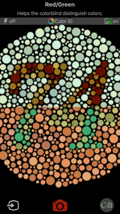 Ảnh chụp màn hình của ColorDeBlind - how color blind people see the world.