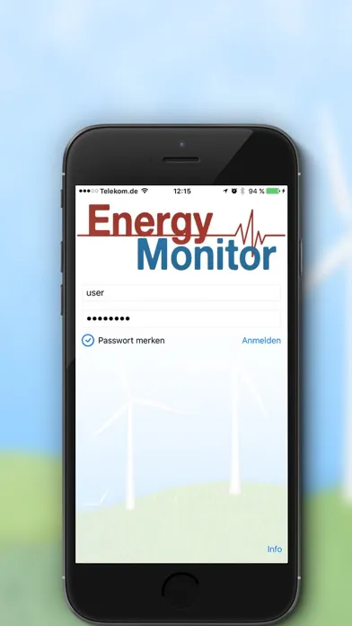 Tangkapan skrin Energy Monitor