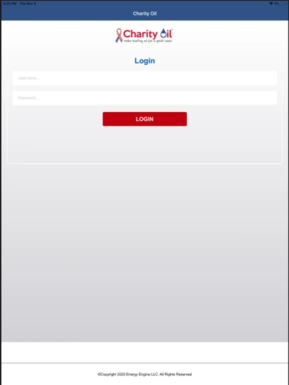 Charity Oil iPad 應用截圖