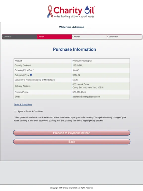 Charity Oil iPad 應用截圖