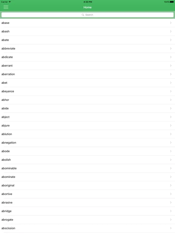 GRE English Vocabulary Builder iPad  Ekran Görüntüleri