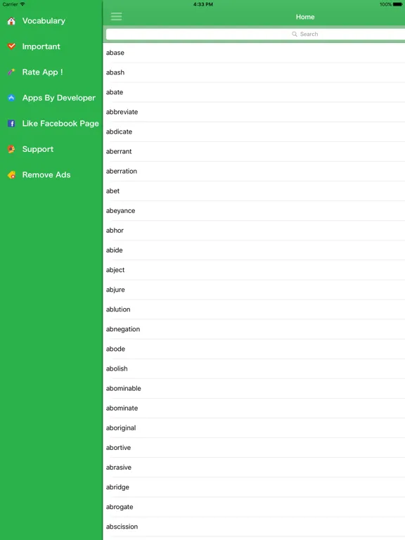 GRE English Vocabulary Builder iPad  Ekran Görüntüleri