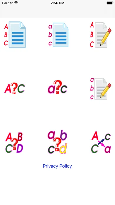Capturas de pantalla de English ABC and writing