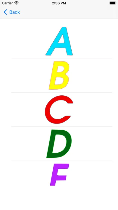 Capturas de pantalla de English ABC and writing