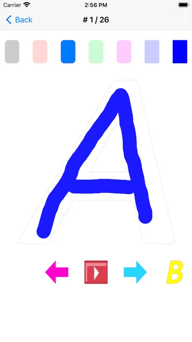 Capturas de pantalla de English ABC and writing