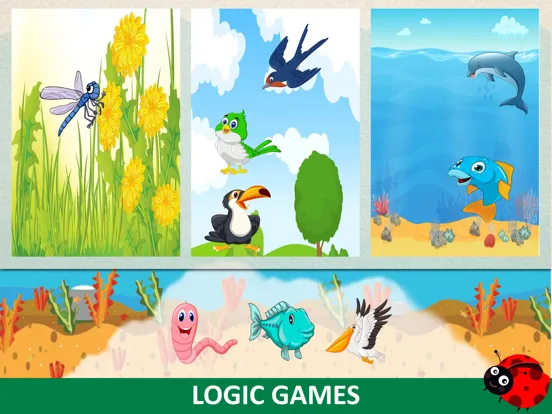 Tangkapan layar Bugs help Baby: Learning Games iPad 