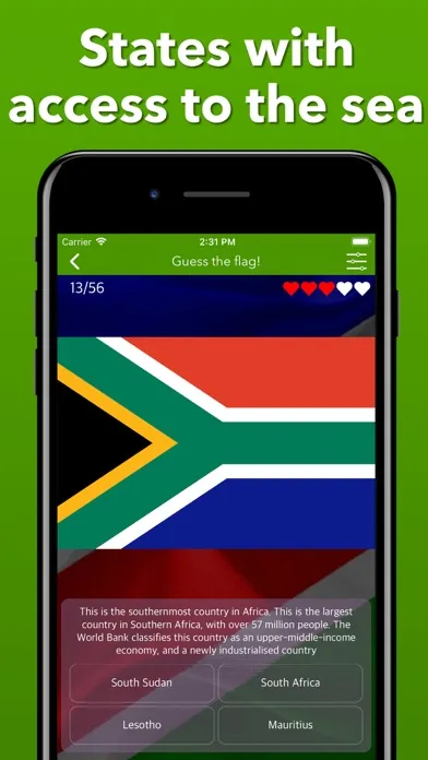 Скриншоты Africa: Flags & Geography Maps