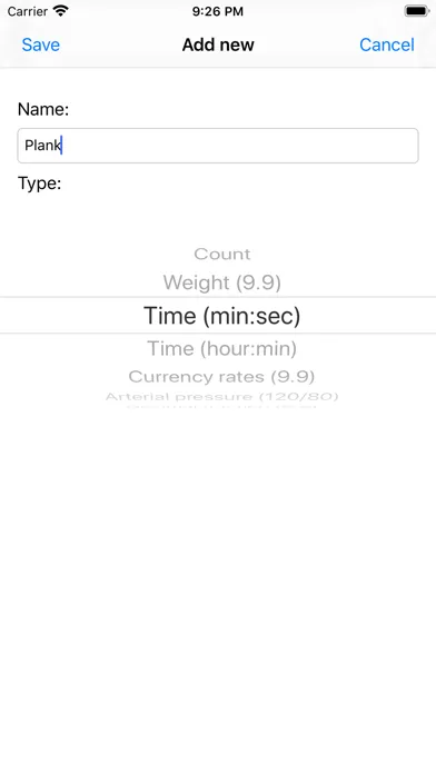 EvoParameter - Workout Diary سکرین شاٹس