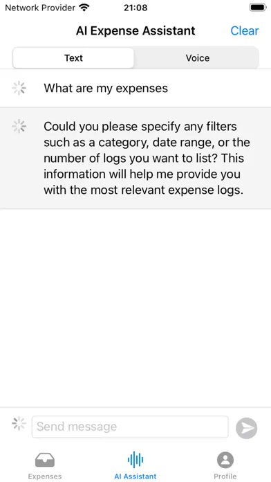 AIExpense -Track your expenses স্ক্রিনশট