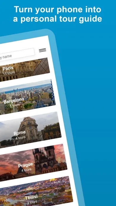 Captures d'écran de Walking tours by Surprise Me