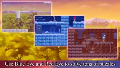 Tangkapan skrin Eyez spatial puzzle platformer