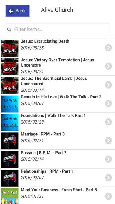 Screenshot di Streaming Church
