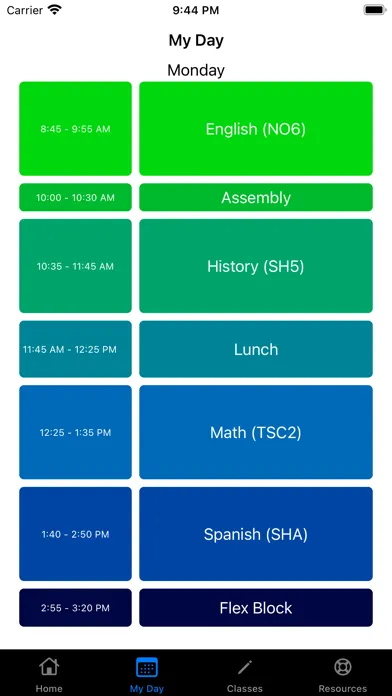 Branson Schedule App应用截图