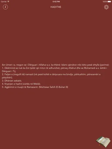 Hadithe iPad  Screenshots
