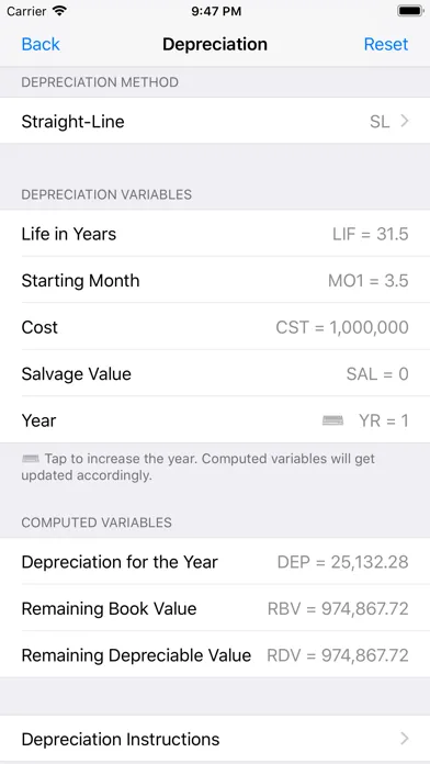 Financial Calculator++ スクリーンショット