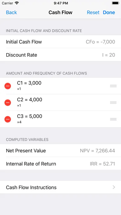 Financial Calculator++ スクリーンショット