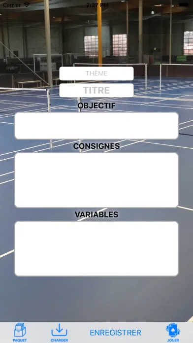 Captures d'écran de CartEduc Badminton