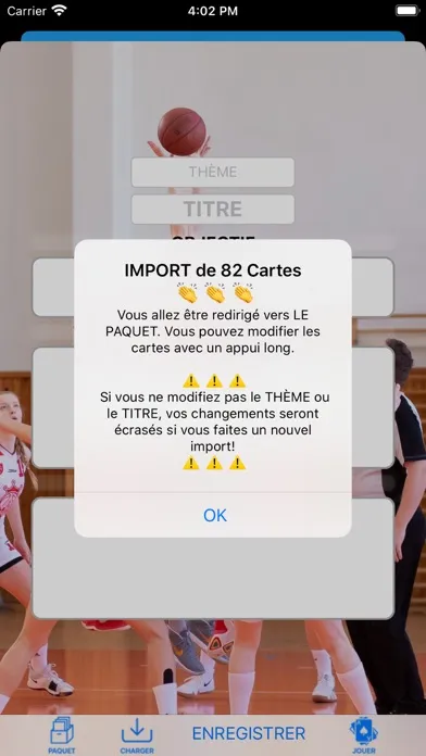 Capturas de tela do CartEduc BasketBall