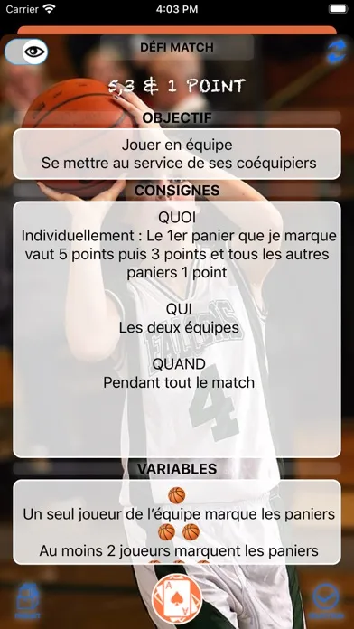 Capturas de tela do CartEduc BasketBall