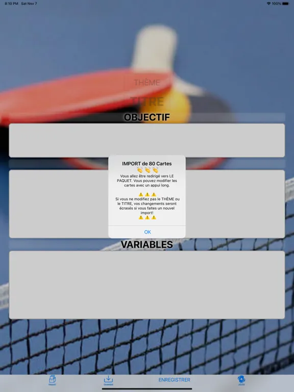 CartEduc Tennis de Table iPad  سکرین شاٹس