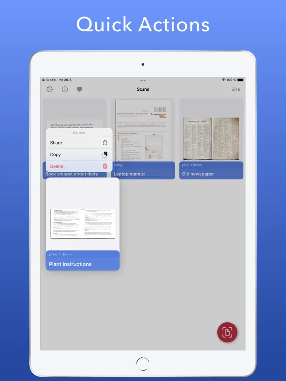 تصاویر Scan it: Quick scanner iPad 