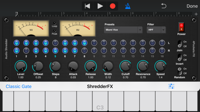 Capturas de pantalla de Audio Shredder AUv3 Plugin