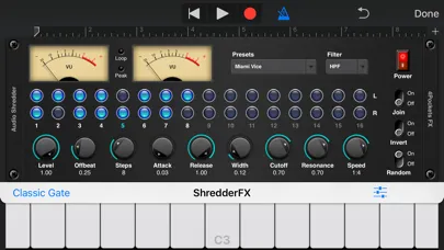 تصاویر Audio Shredder AUv3 Plugin