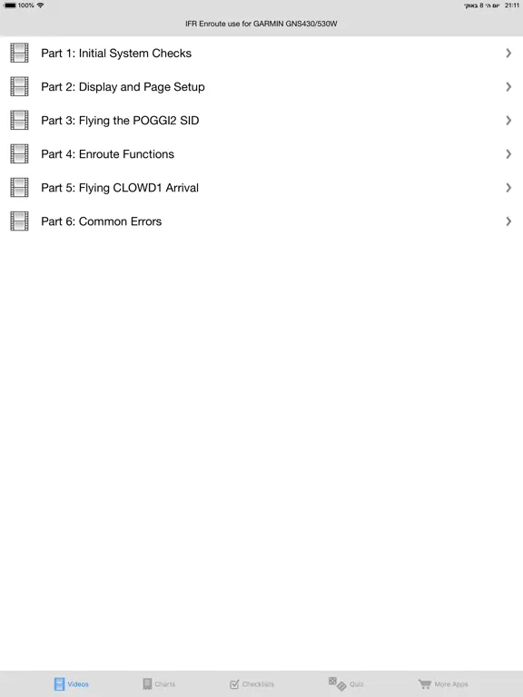 IFR Enroute GARMIN GNS430/530W iPad  Screenshots