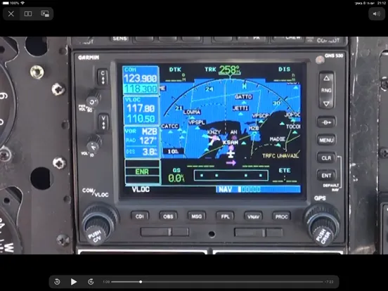 IFR Enroute GARMIN GNS430/530W iPad  Screenshots