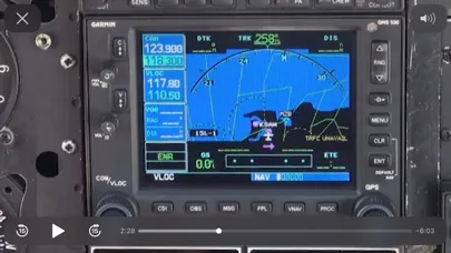 IFR Enroute GARMIN GNS430/530W Screenshots