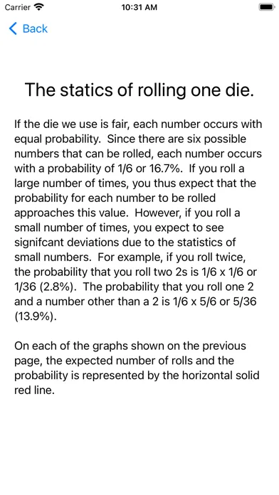 Zrzuty ekranu Roll one/two Die/Dice