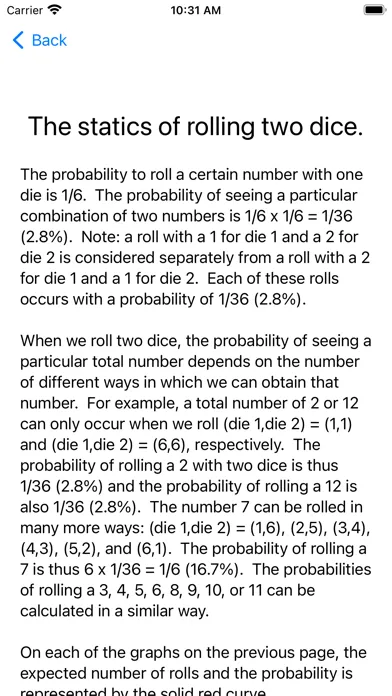 Zrzuty ekranu Roll one/two Die/Dice