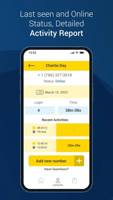 Last Seen: Online Tracker سکرین شاٹس