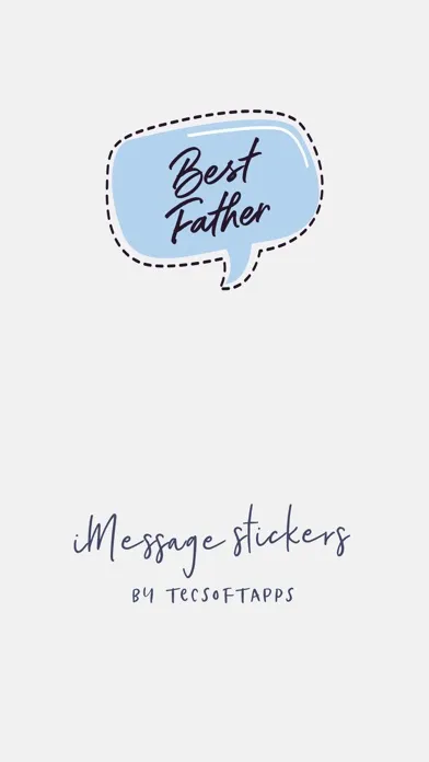 Tangkapan skrin Best Father Stickers