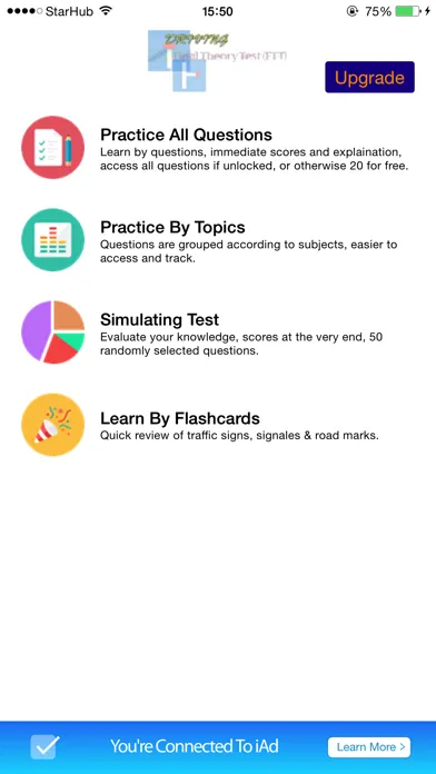 ภาพหน้าจอของ Final Theory Test Singapore ( FTT Test SG )