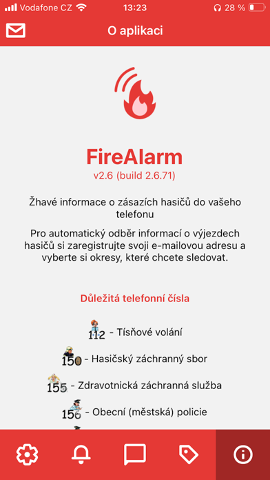 Скриншоты FireAlarm